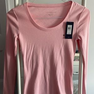 LIGHT PINK LONG SLEEVE SHIRT